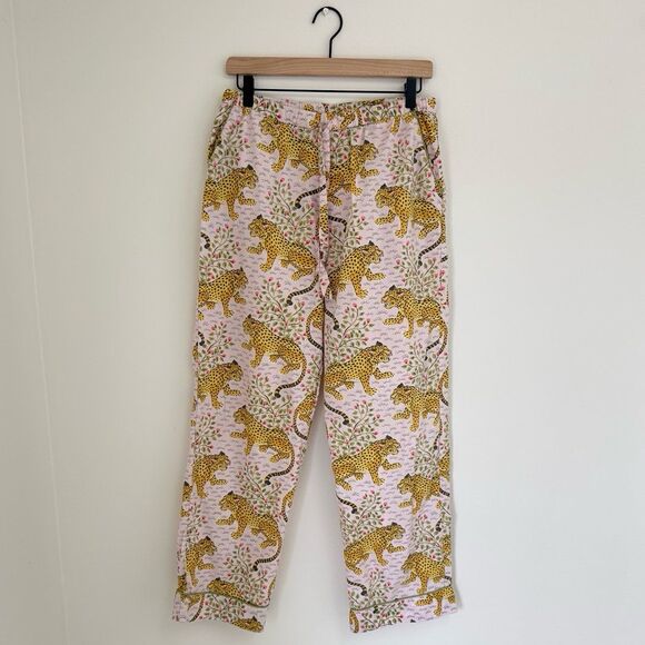 Printfresh Leopard Print Pajama Set - Pink and Yellow - Picture 4 of 14